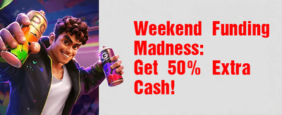 Weekly VIP Cashback Rebate promotion banner